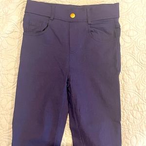 Zulily dark blue skinny ponte pants size small